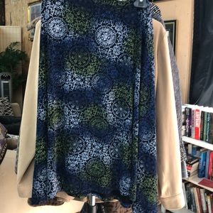 Cold Water Creek skirt blue size PXL knee length